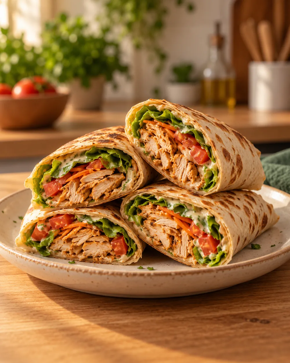 Wrap crocante de frango